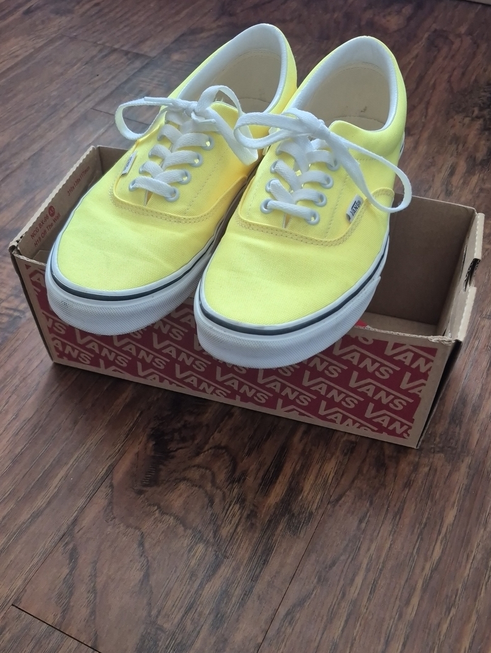 Vans Yellow Low-Top Canvas Sneakers - Women's
